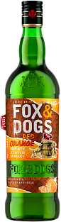 Fox & Dogs Red Orange 